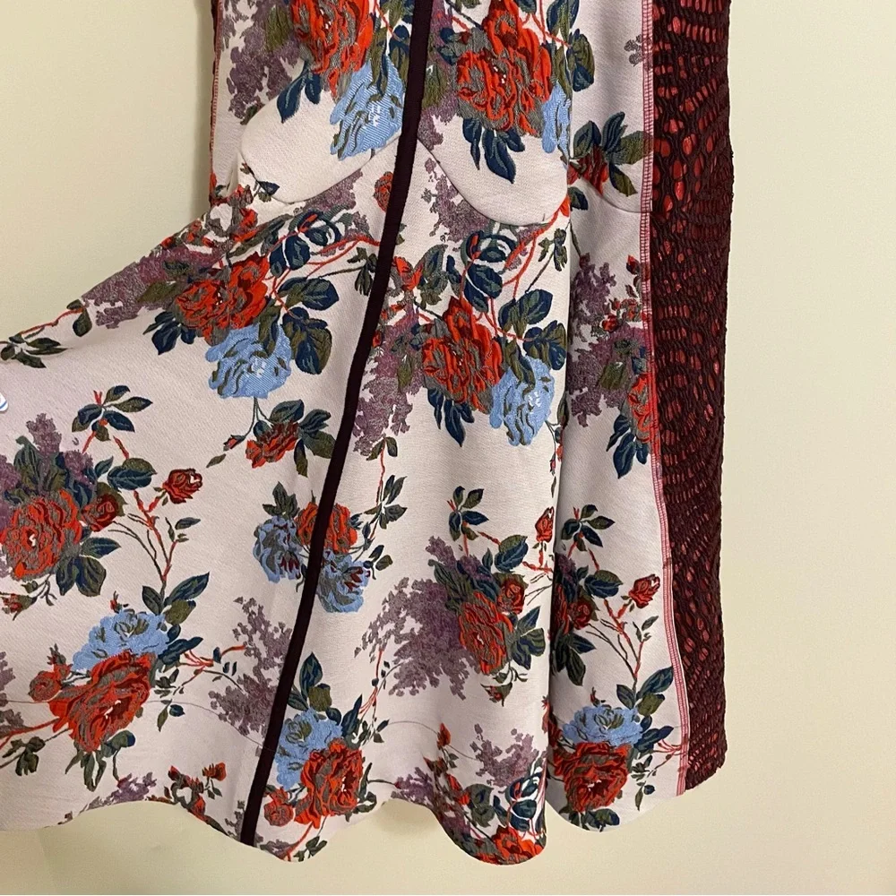 Byron Lars Winter Rose Dress Red Motif - Picture 8 of 16